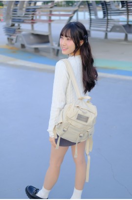 CHIOS CLUB - Backpack Mini  MS06/米白色